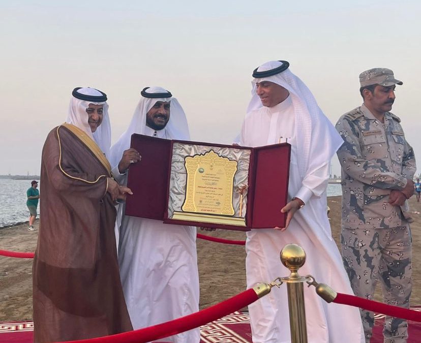 تكريم منسوبي الجمعية من رئيس الاتحاد السعودي ومحافظ الليث في ملتقى المملكة الأول