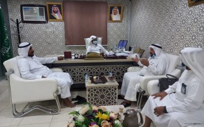 زيارة الدكتور : عبدالله عبدالرحمن المحيذيف