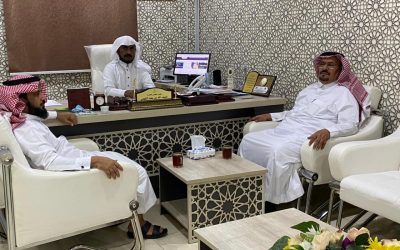 زيارة شيخ شمل قبائل فهم : الشيخ خميس الفهمي و الشيخ محيسن لافي